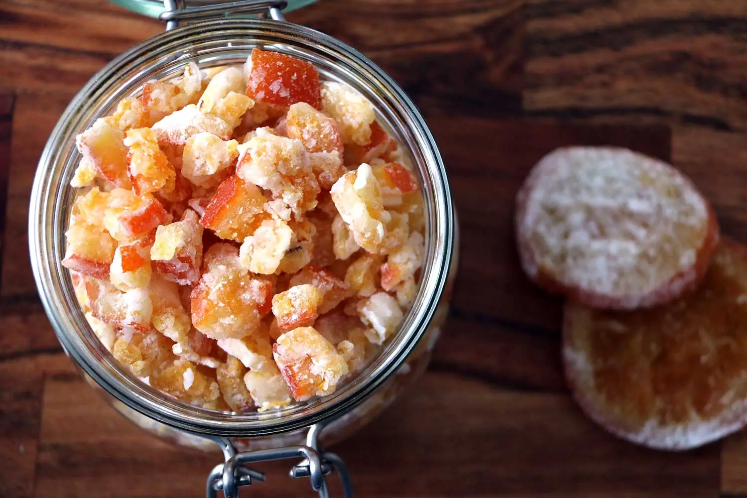 オレンジピールクッキーの写真